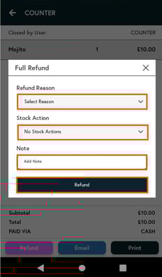 REFUND ISSUING 